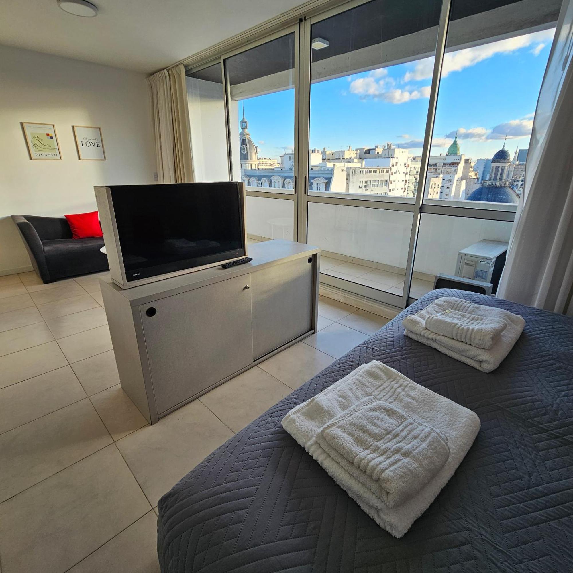 Centrico, Ideal Parejas, Vista Panoramica, Con Piscina Buenos Aires Camera foto